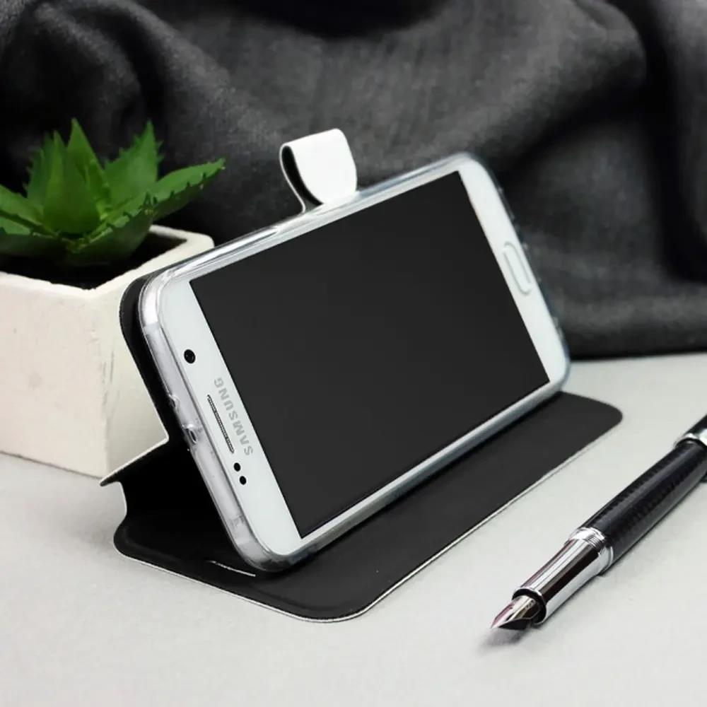 Flipové pouzdro Mobiwear Semiš - Samsung Galaxy A05s - Bordové & Černé