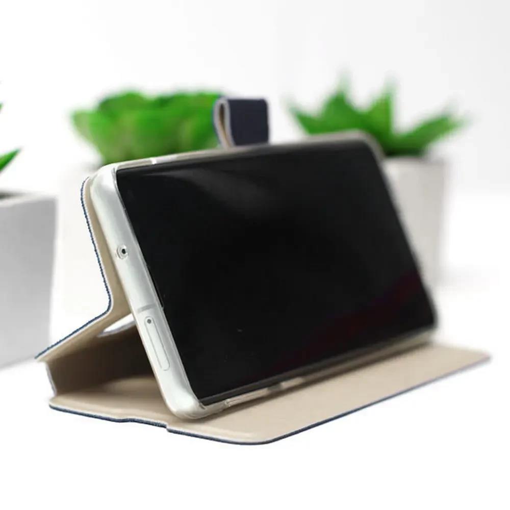 Flip pouzdro Mobiwear Semiš na mobil Vivo V70 FE - modré & béžové