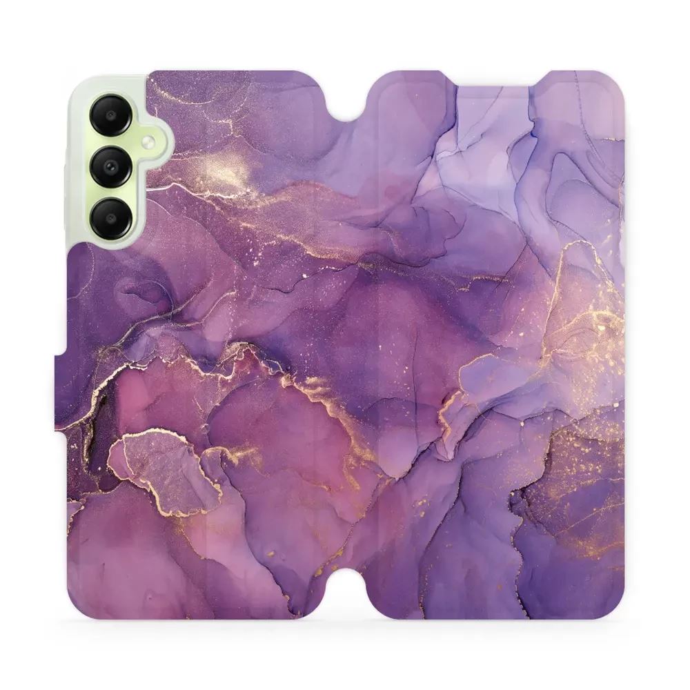 Flipové pouzdro Mobiwear - Samsung Galaxy A05s - VP20S Fialový mramor