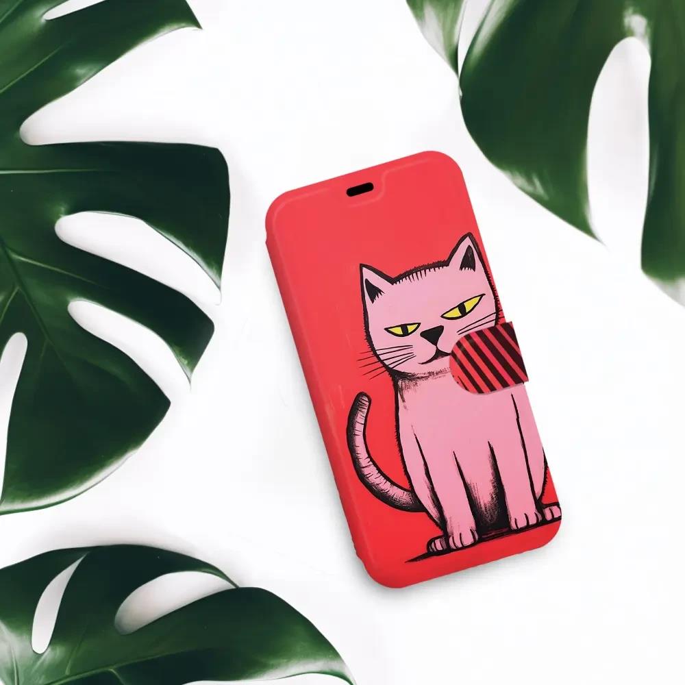Flipové pouzdro Mobiwear - OnePlus 13 - VP54S Kocourek