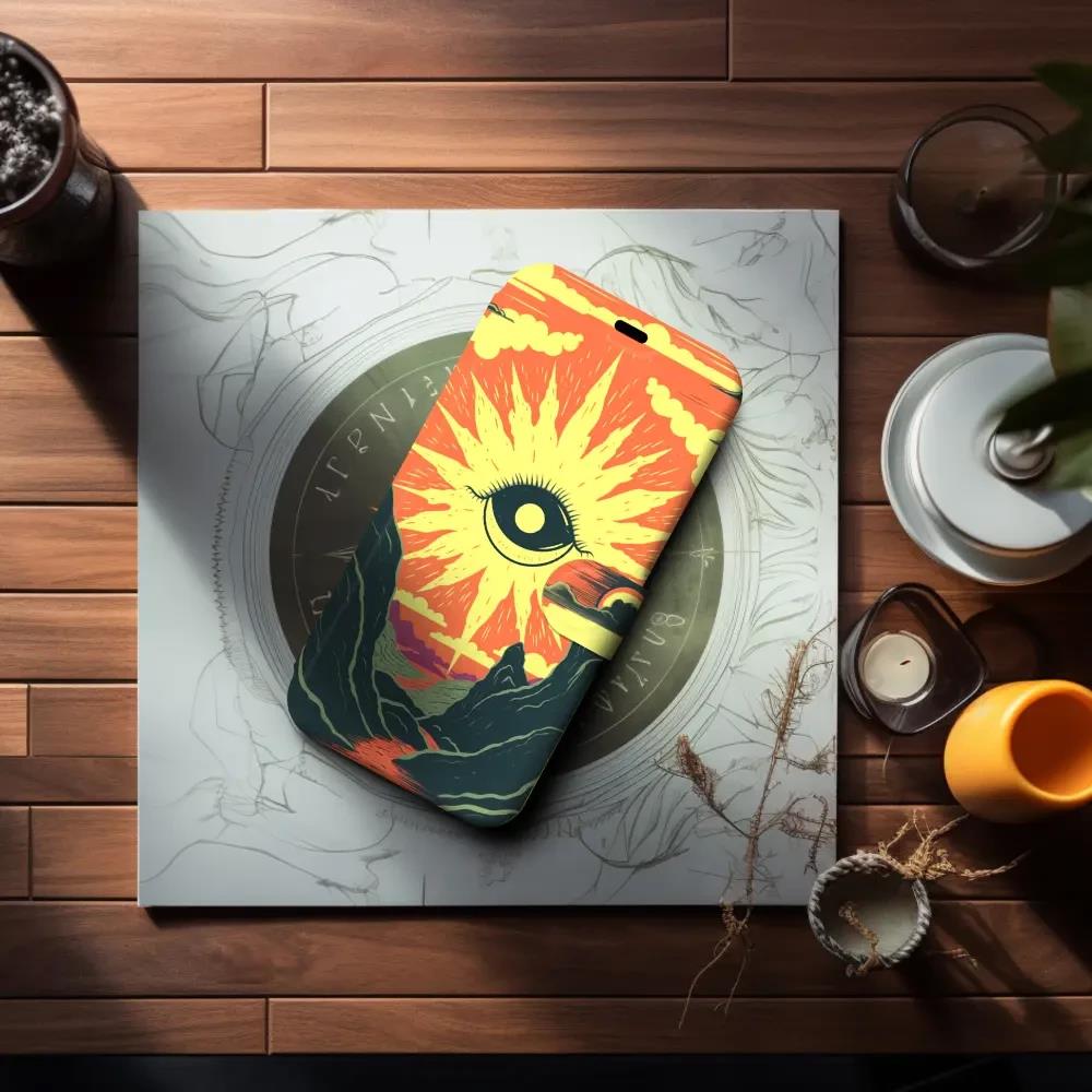 Flip pouzdro na mobil Honor 600 - Mobiwear VP55S, sluneční oko