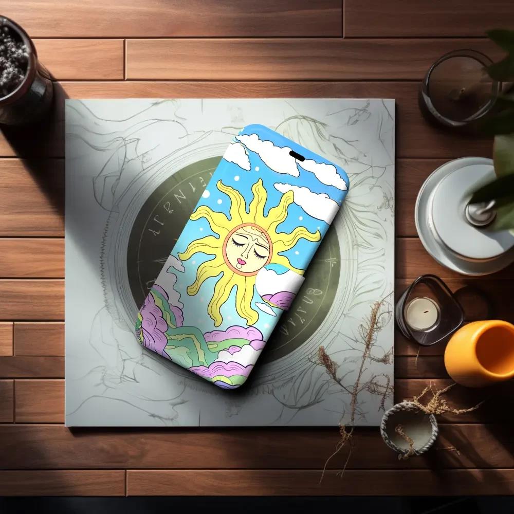 Flipové pouzdro Mobiwear - Samsung Galaxy A55 5G - VP57S Barevný svět