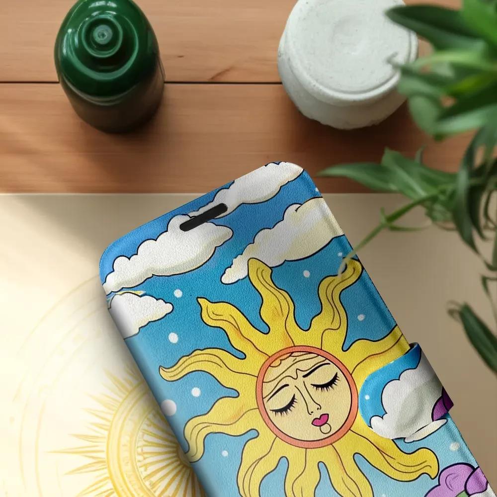 Flipové pouzdro Mobiwear - Samsung Galaxy A55 5G - VP57S Barevný svět