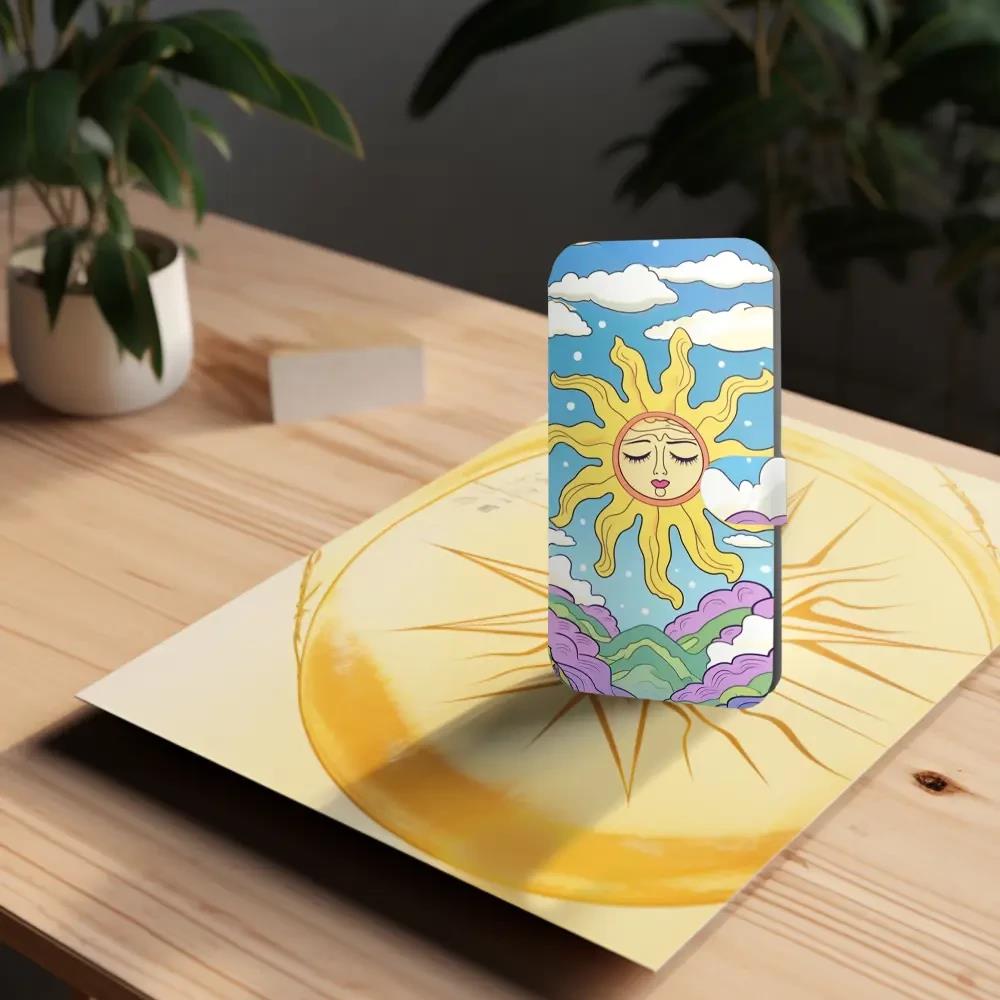 Flipové pouzdro Mobiwear - Samsung Galaxy A55 5G - VP57S Barevný svět