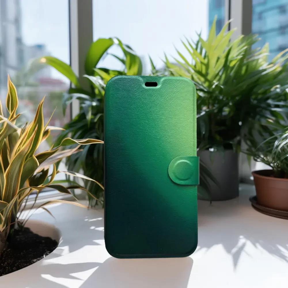 Flip pouzdro na mobil Honor 600 Lite - Mobiwear VP61S, zelený odstín