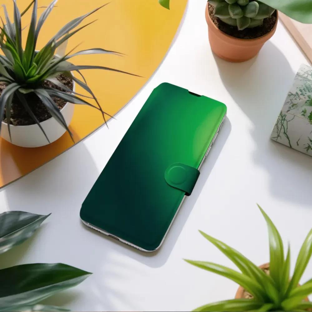Flip pouzdro na mobil Honor 600 Lite - Mobiwear VP61S, zelený odstín