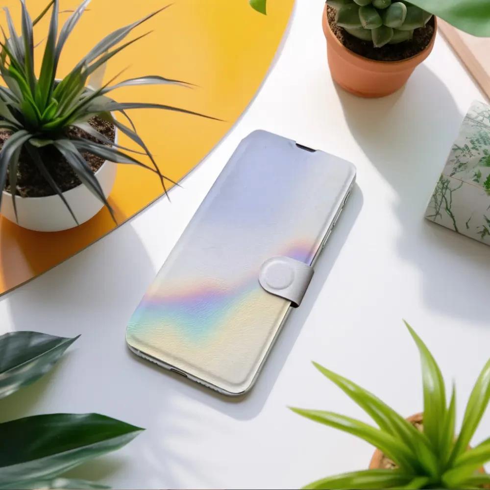 Flipové pouzdro Mobiwear - Samsung Galaxy A35 5G - VP64S Perleťový odstín - VÝPRODEJ