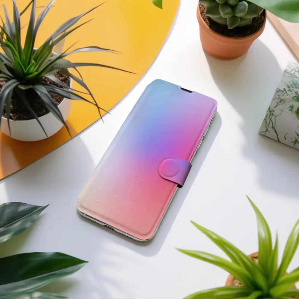 Flip pouzdro na mobil Honor 600 Lite - Mobiwear VP65S, nachový odstín