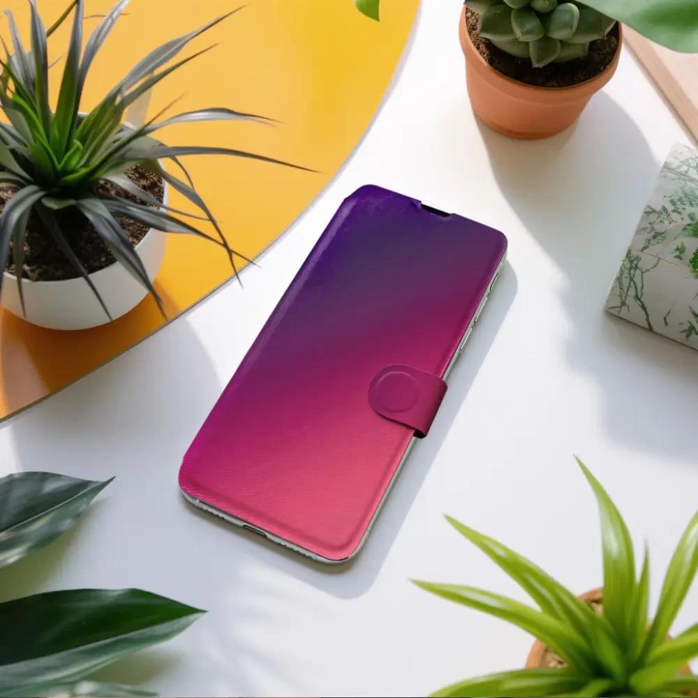 Flip pouzdro na mobil Honor 600 Lite - Mobiwear VP67S, fialový a růžový odstín