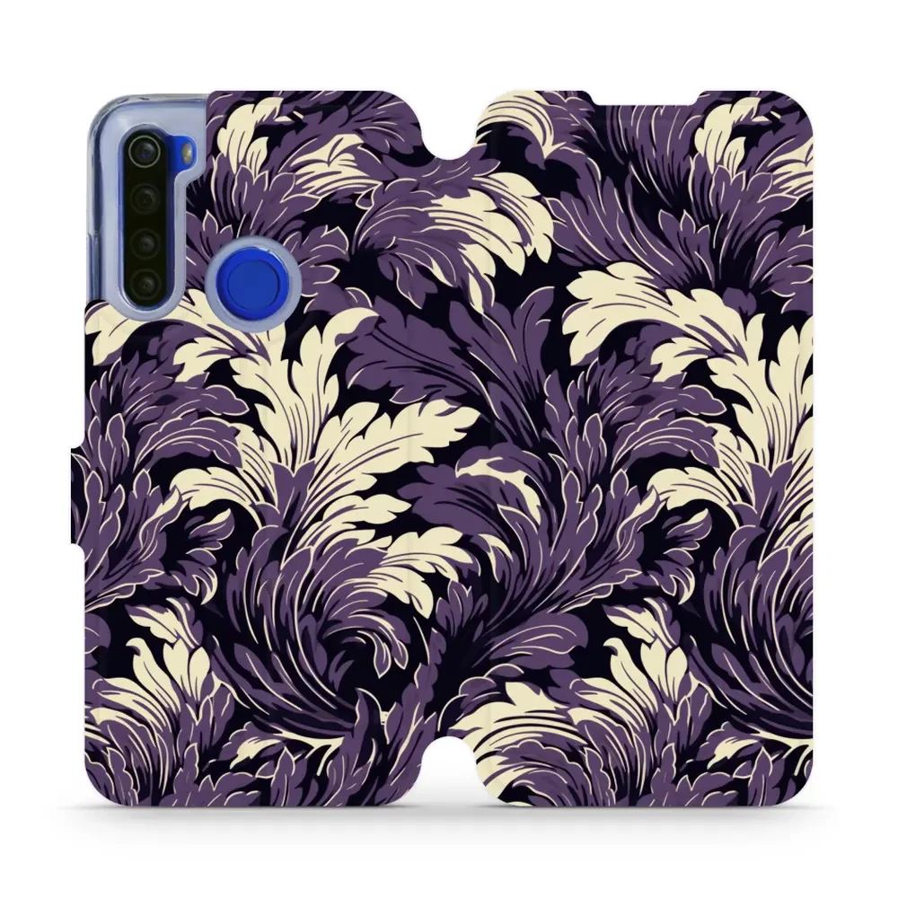 Flipové pouzdro Mobiwear - Xiaomi Redmi Note 8T - VA46S Fialové rostliny
