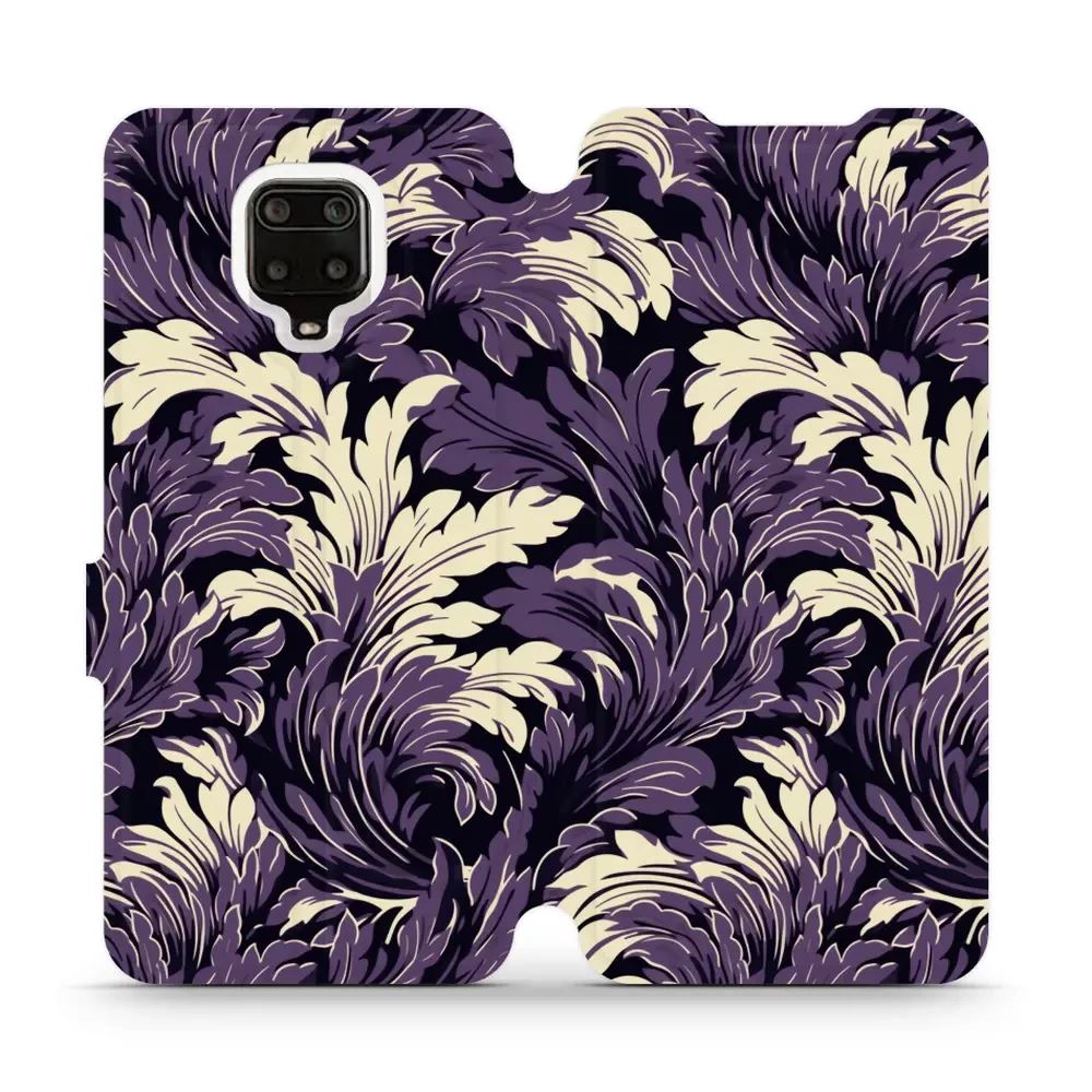 Flipové pouzdro Mobiwear - Xiaomi Redmi Note 9 Pro / Note 9S - VA46S Fialové rostliny