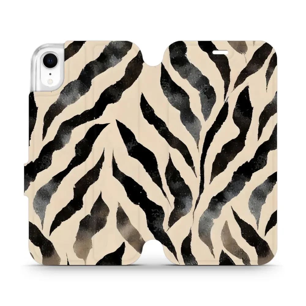 Flipové pouzdro Mobiwear - Apple iPhone XR - VA53S Zebří