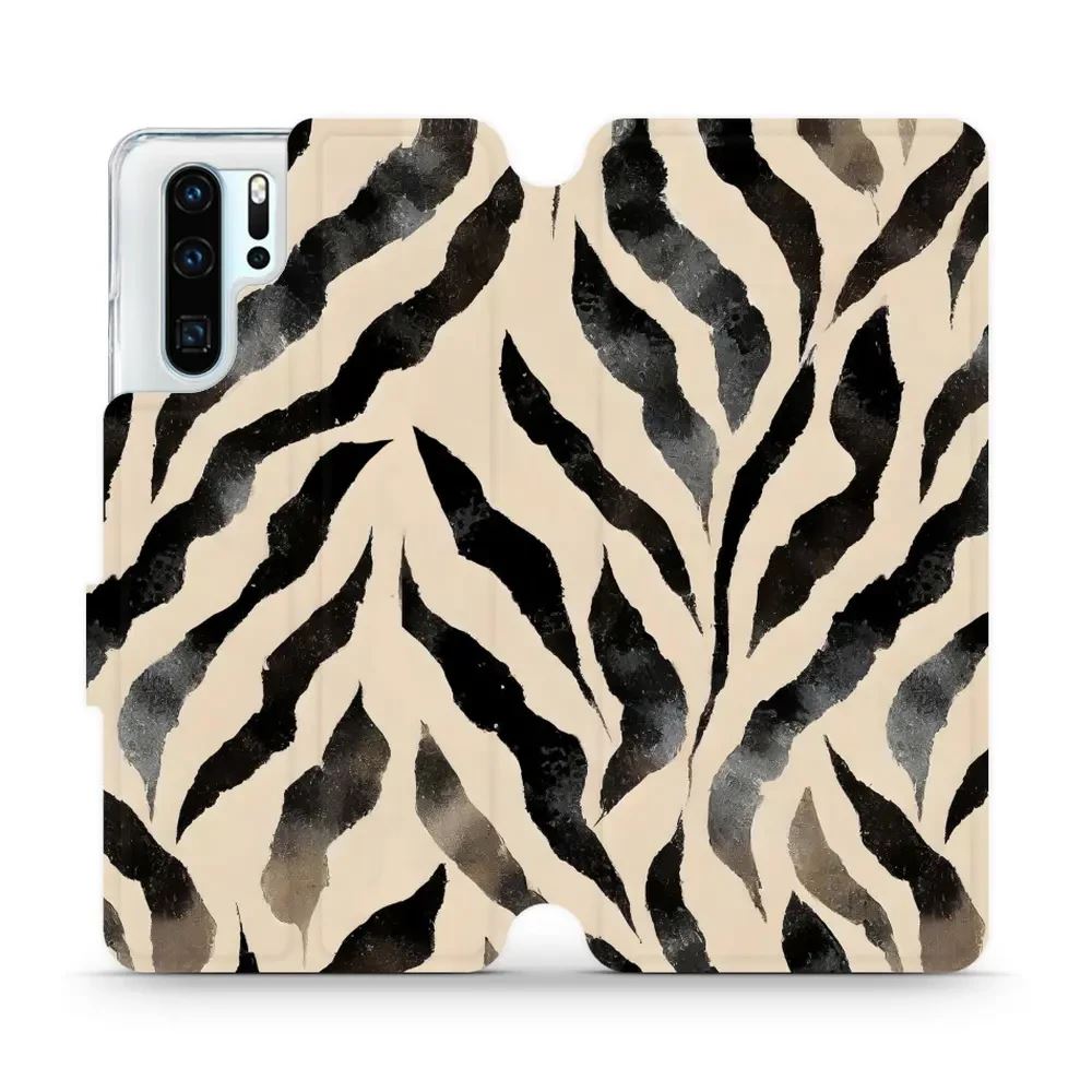Flipové pouzdro Mobiwear - Huawei P30 Pro - VA53S Zebří