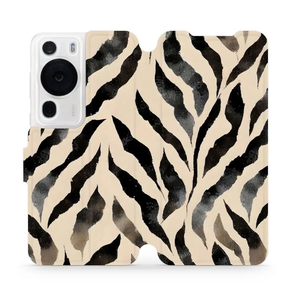 Flipové pouzdro Mobiwear - Huawei P60 Pro - VA53S Zebří