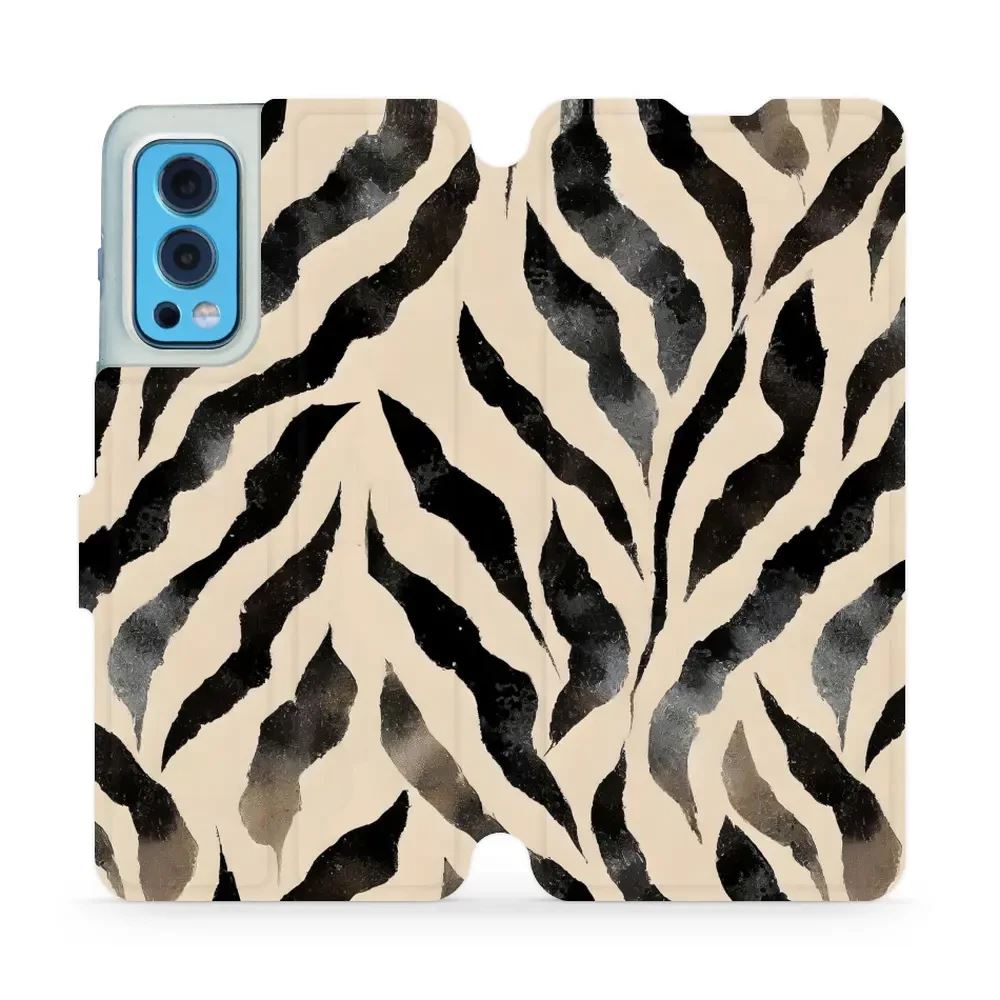 Flipové pouzdro Mobiwear - OnePlus Nord 2 5G - VA53S Zebří