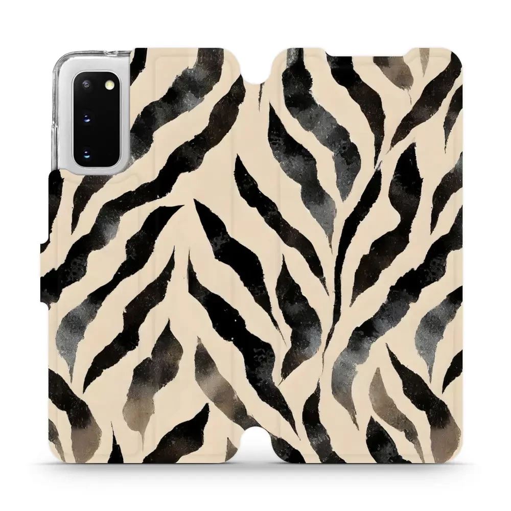 Flipové pouzdro Mobiwear - Samsung Galaxy S20 - VA53S Zebří