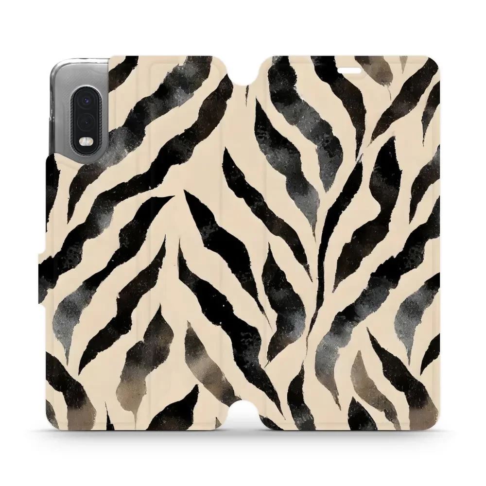 Flipové pouzdro Mobiwear - Samsung Galaxy Xcover PRO - VA53S Zebří
