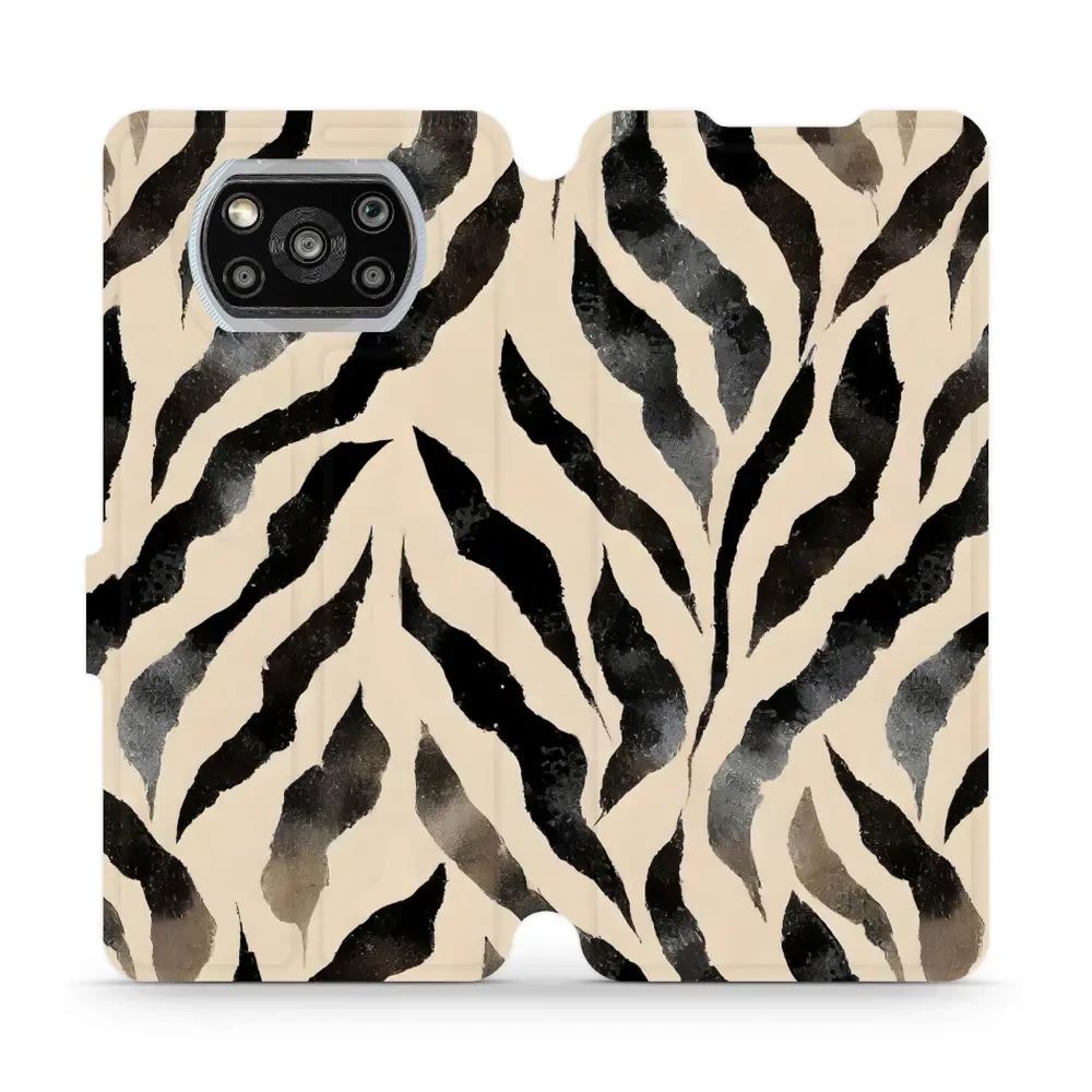 Flipové pouzdro Mobiwear - Xiaomi Poco X3 NFC / Xiaomi Poco X3 Pro - VA53S Zebří