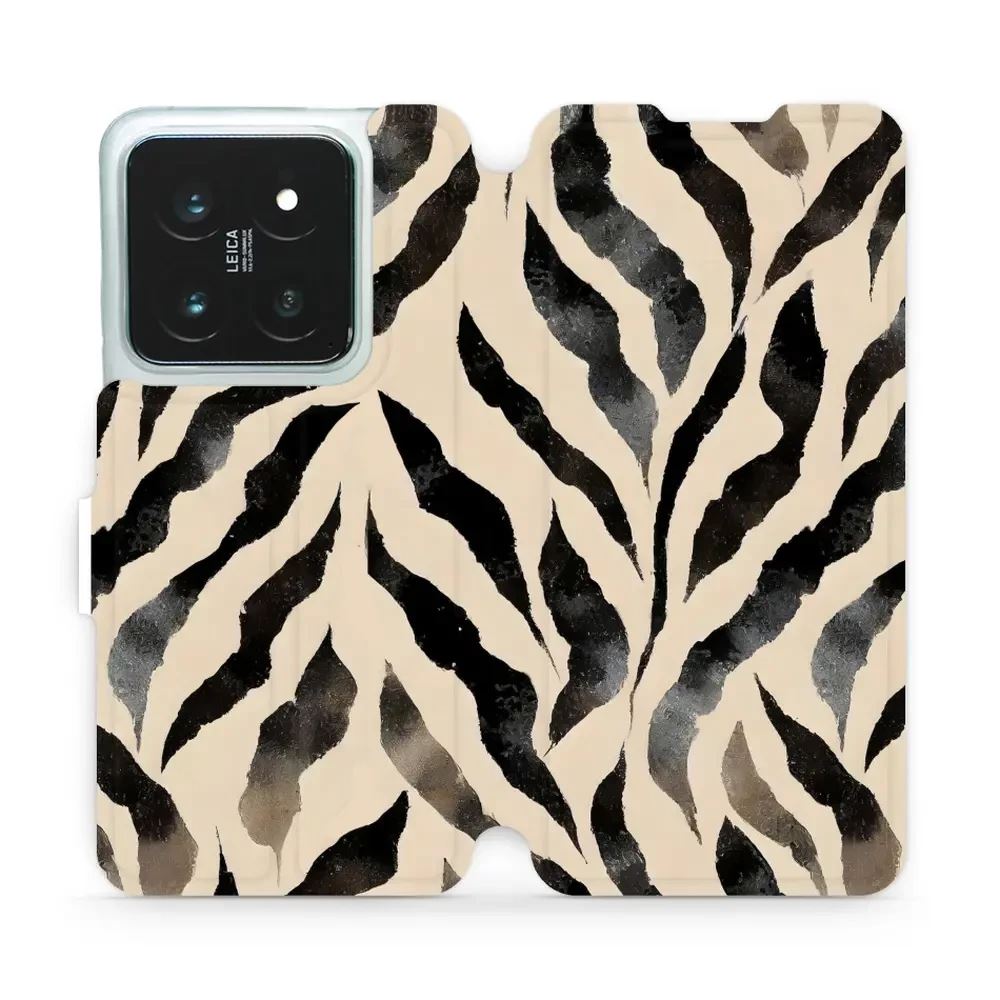 Flipové pouzdro Mobiwear - Xiaomi 14 Pro - VA53S Zebří