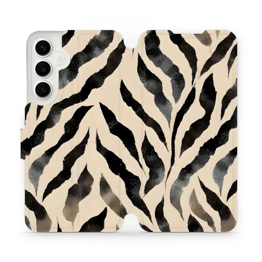 Flipové pouzdro Mobiwear - Samsung Galaxy S24 Plus - VA53S Zebří