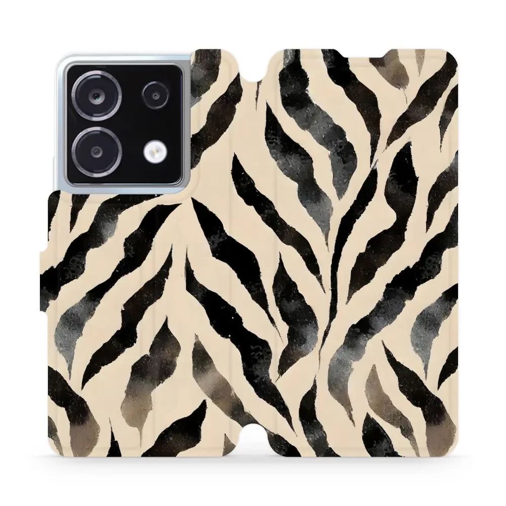 Flipové pouzdro Mobiwear - Xiaomi Redmi Note 13 Pro 5G / Poco X6 5G - VA53S Zebří