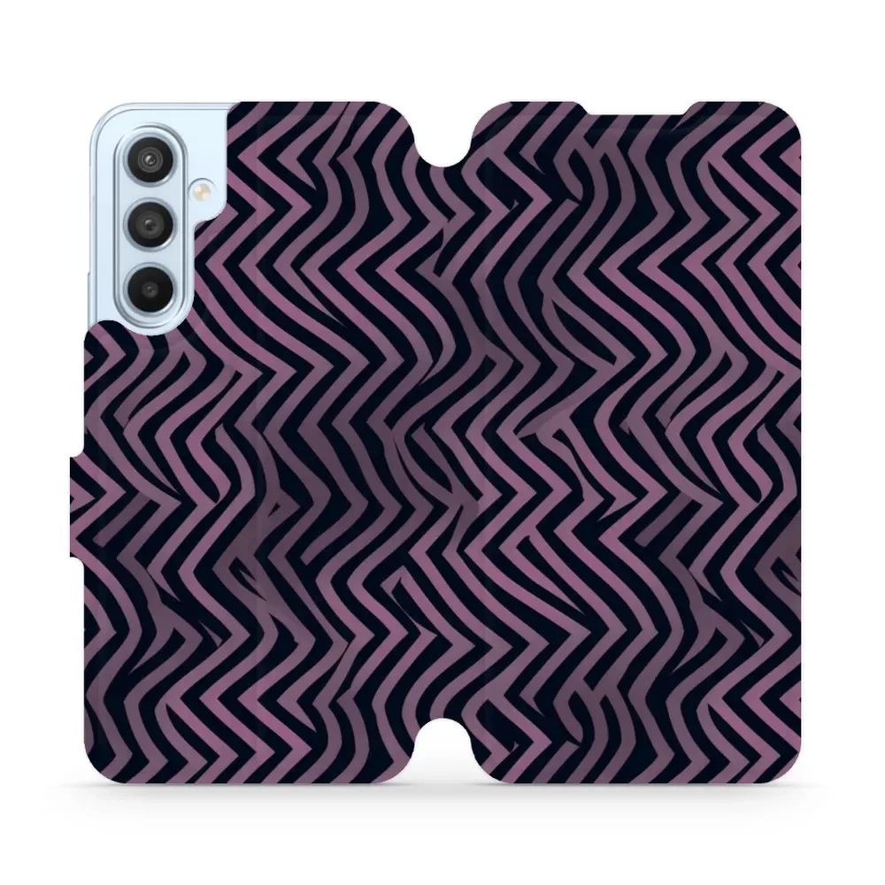 Flipové pouzdro Mobiwear - Samsung Galaxy A54 5G - VA55S Fialové klikyháky