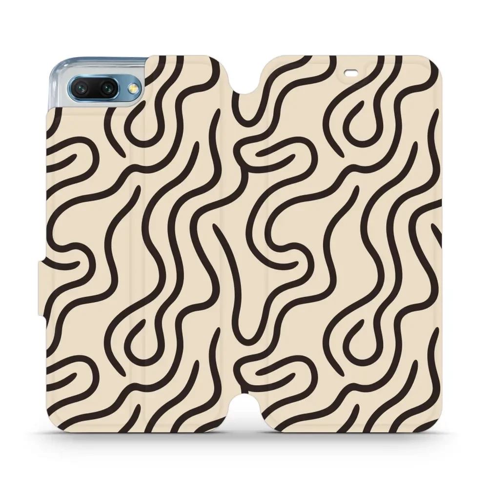 Flipové pouzdro Mobiwear - Honor 10 - VA60S Linky