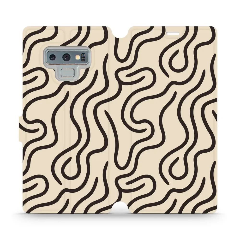 Flipové pouzdro Mobiwear - Samsung Galaxy Note 9 - VA60S Linky