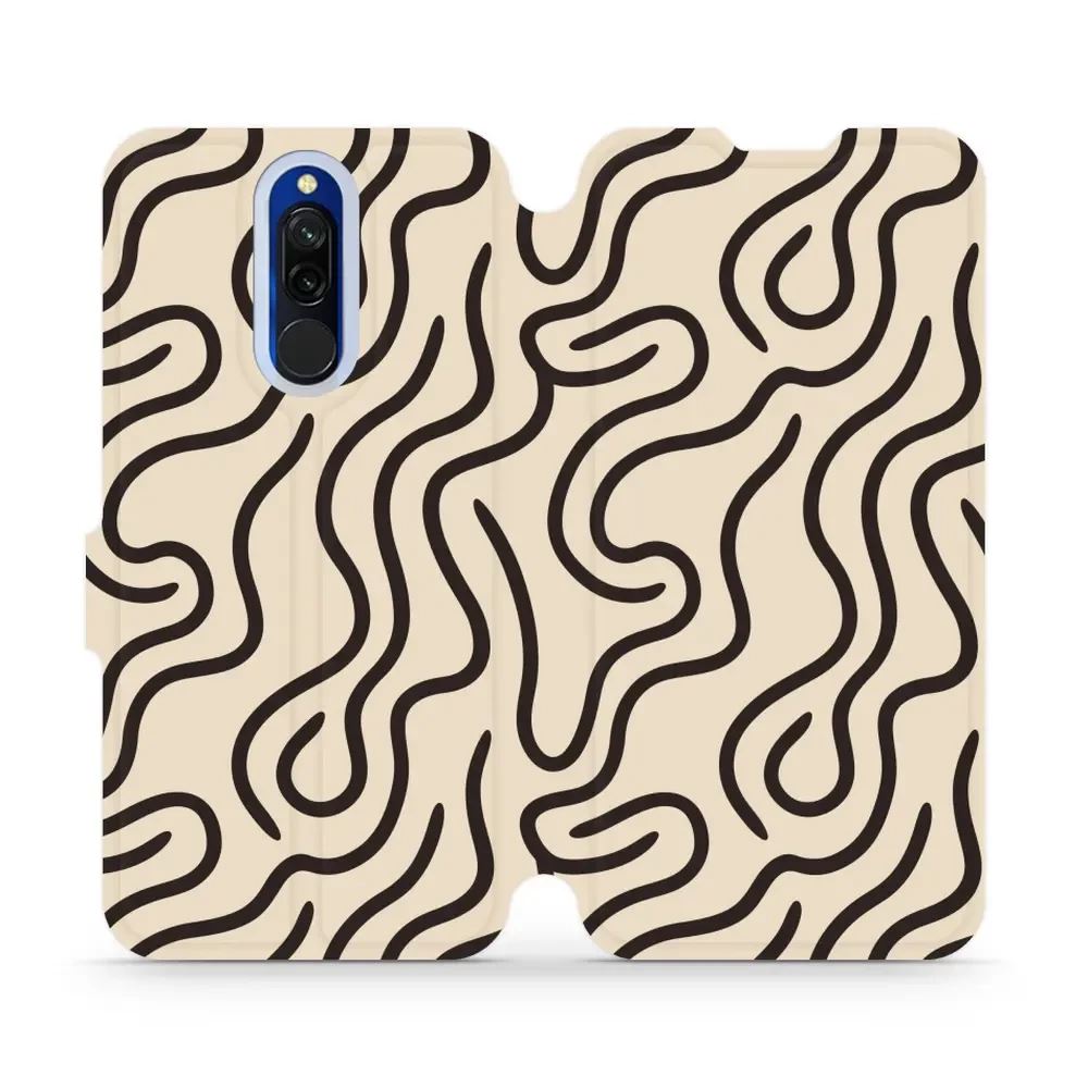 Flipové pouzdro Mobiwear - Xiaomi Redmi 8 - VA60S Linky