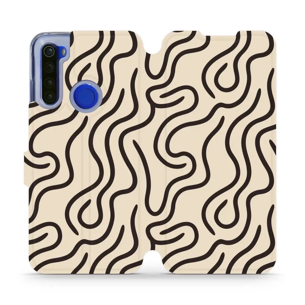 Flipové pouzdro Mobiwear - Xiaomi Redmi Note 8T - VA60S Linky