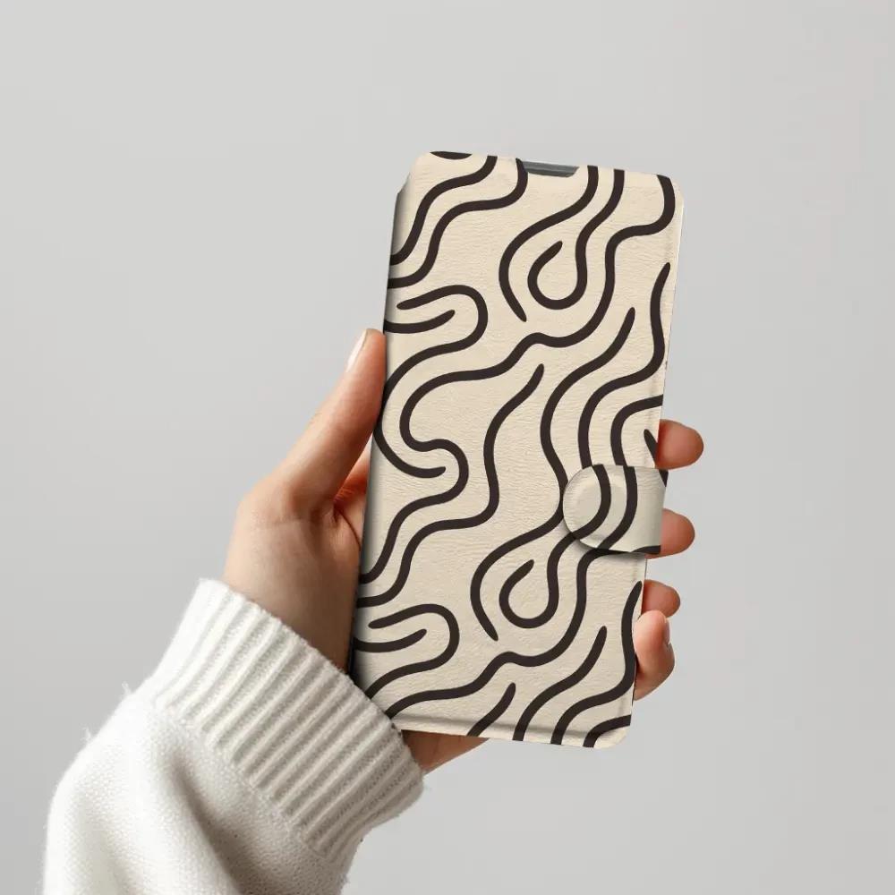 Flip pouzdro na mobil Honor 600 Lite - Mobiwear VA60S, linky