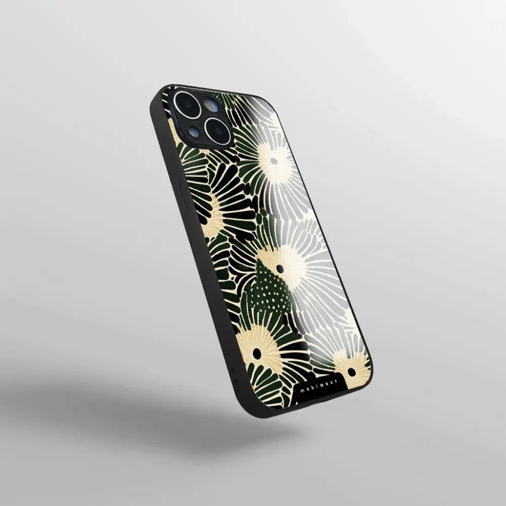 Lesklý kryt Mobiwear Glossy - Samsung Galaxy S9 Plus - GA44G Zelené okvětí - VÝPRODEJ