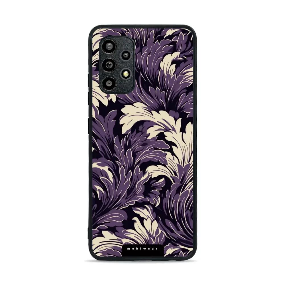 Lesklý kryt Mobiwear Glossy - Samsung Galaxy A32 4G - GA46G Fialové rostliny