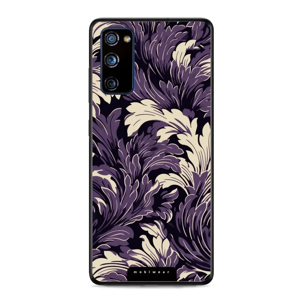 Lesklý kryt Mobiwear Glossy - Samsung Galaxy S20 FE - GA46G Fialové rostliny