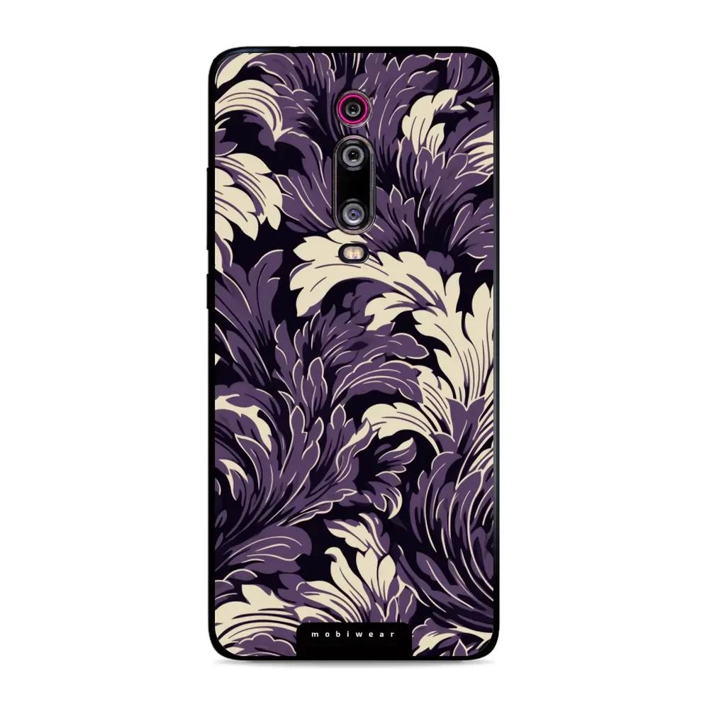 Lesklý kryt Mobiwear Glossy - Xiaomi Mi 9T Pro - GA46G Fialové rostliny