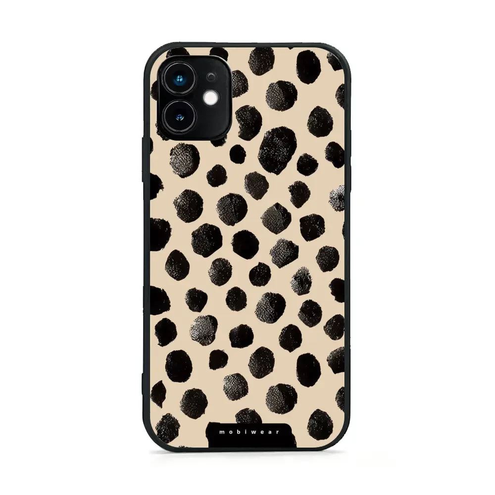 Lesklý kryt Mobiwear Glossy - Apple iPhone 11 - GA50G Černé puntíky