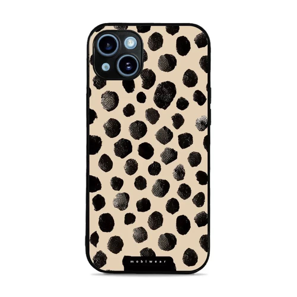Lesklý kryt Mobiwear Glossy - Apple iPhone 14 Plus - GA50G Černé puntíky