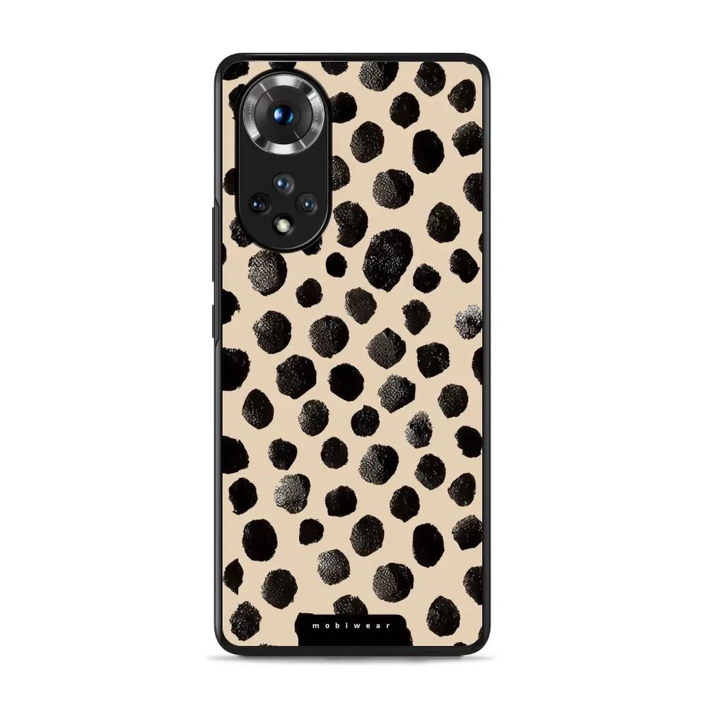 Lesklý kryt Mobiwear Glossy - Honor 50 / Huawei Nova 9 - GA50G Černé puntíky
