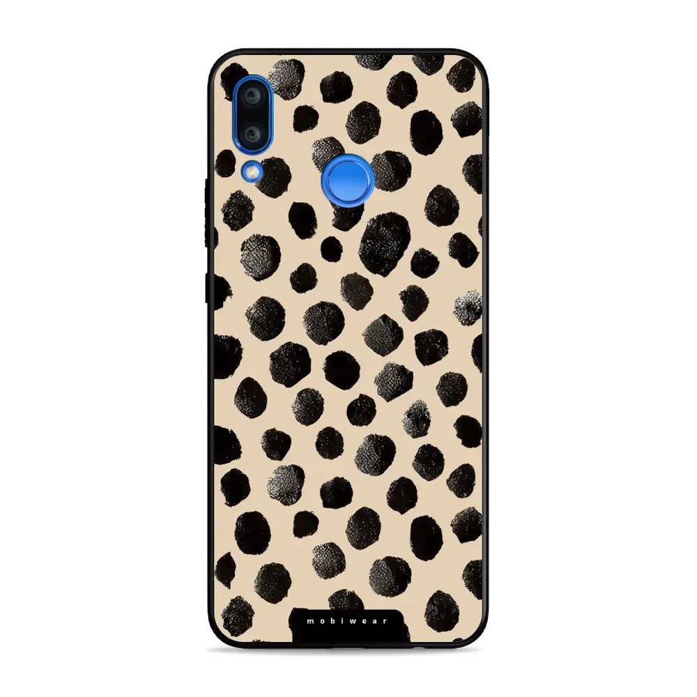 Lesklý kryt Mobiwear Glossy - Huawei Nova 3 - GA50G Černé puntíky