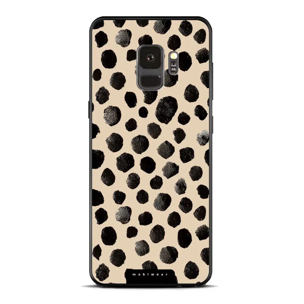 Lesklý kryt Mobiwear Glossy - Samsung Galaxy S9 - GA50G Černé puntíky