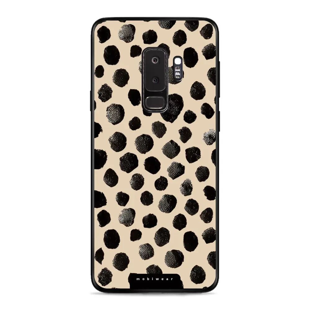 Lesklý kryt Mobiwear Glossy - Samsung Galaxy S9 Plus - GA50G Černé puntíky