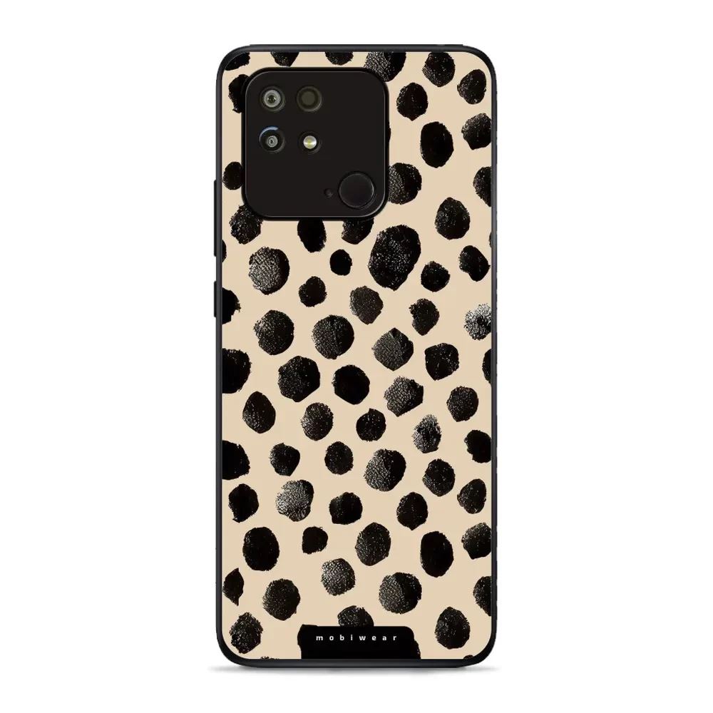 Lesklý kryt Mobiwear Glossy - Xiaomi POCO C40 - GA50G Černé puntíky