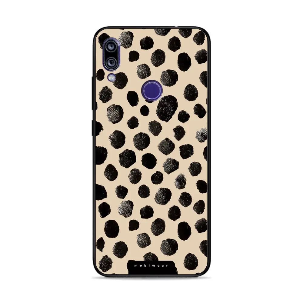 Lesklý kryt Mobiwear Glossy - Xiaomi Redmi 7 - GA50G Černé puntíky
