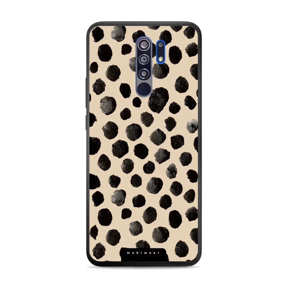 Lesklý kryt Mobiwear Glossy - Xiaomi Redmi 9 - GA50G Černé puntíky