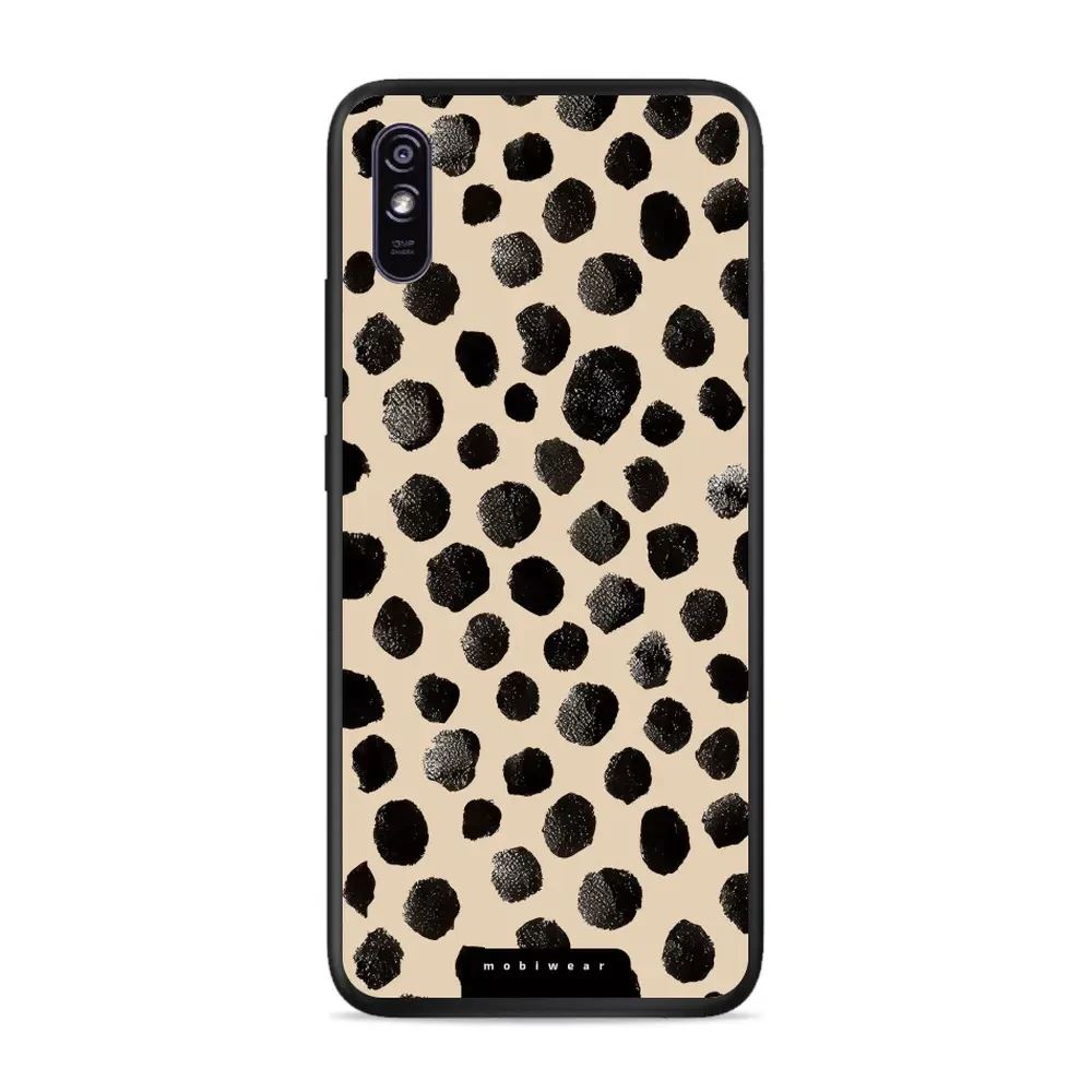 Lesklý kryt Mobiwear Glossy - Xiaomi Redmi 9A / 9AT - GA50G Černé puntíky