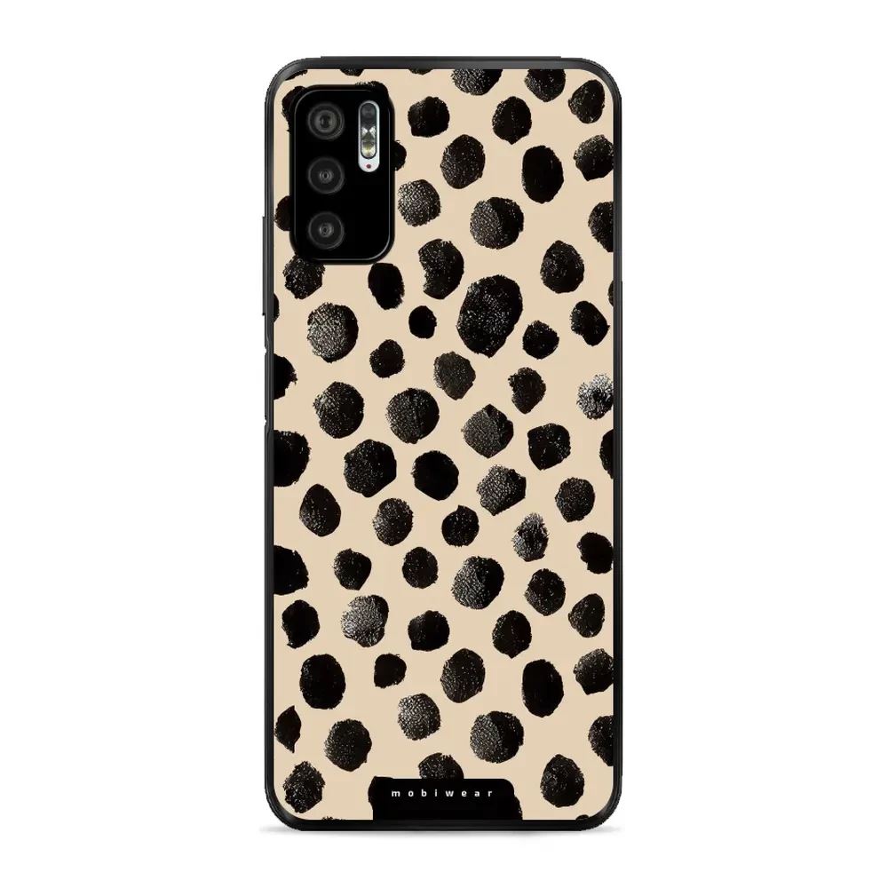 Lesklý kryt Mobiwear Glossy - Xiaomi Redmi Note 10 5G - GA50G Černé puntíky