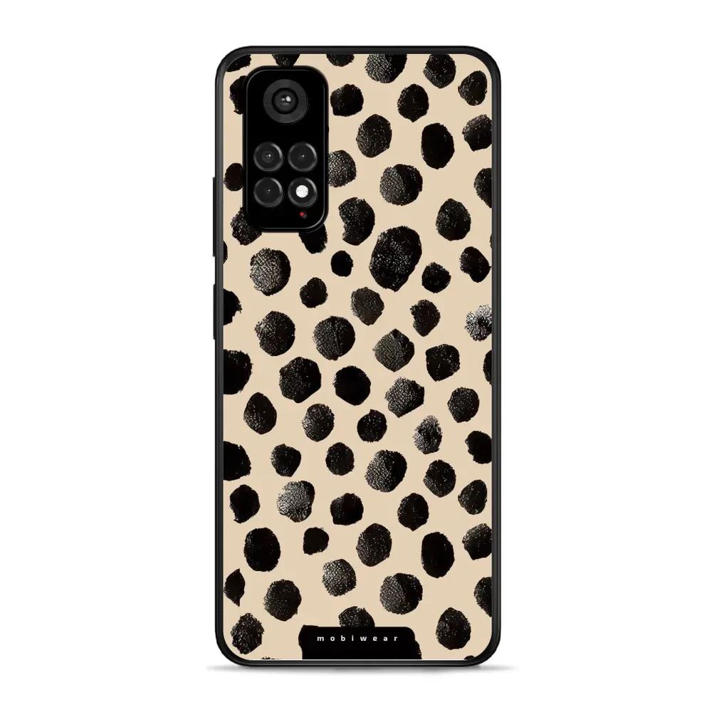 Lesklý kryt Mobiwear Glossy - Xiaomi Redmi Note 11 / 11S - GA50G Černé puntíky