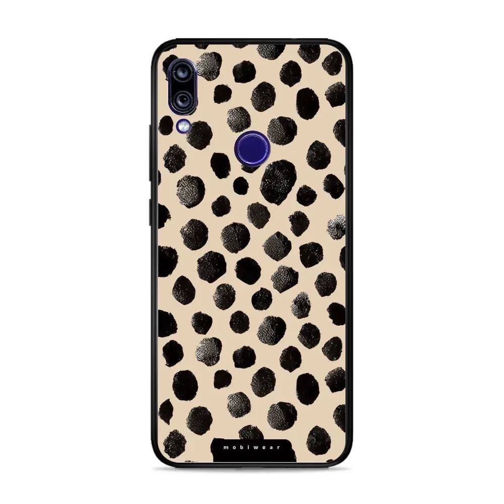 Lesklý kryt Mobiwear Glossy - Xiaomi Redmi Note 7 - GA50G Černé puntíky