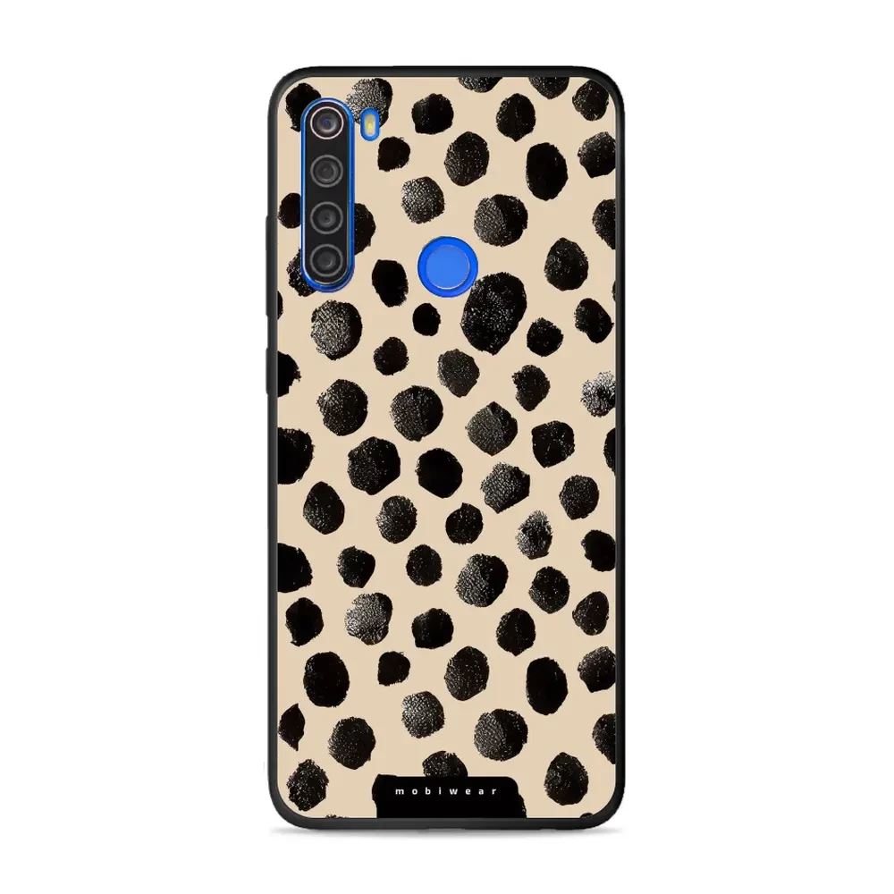 Lesklý kryt Mobiwear Glossy - Xiaomi Redmi Note 8T - GA50G Černé puntíky