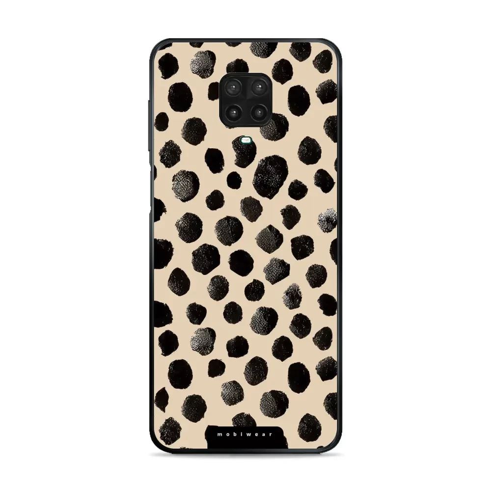Lesklý kryt Mobiwear Glossy - Xiaomi Redmi Note 9 Pro / Note 9S - GA50G Černé puntíky